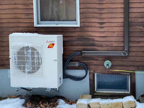 Ductless Mini Split Outdoor Unit Setup