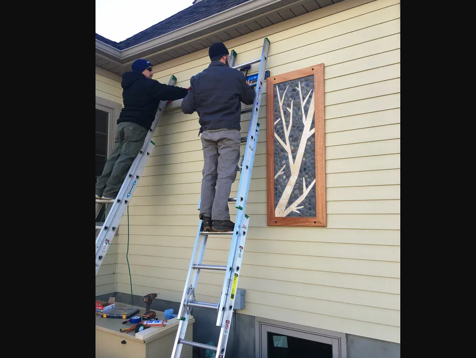 hanging art