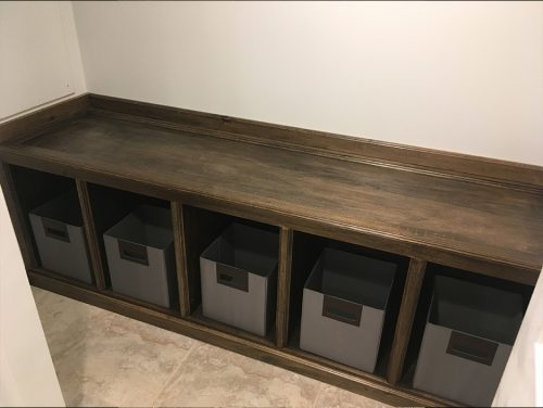 Custom storage home remodel